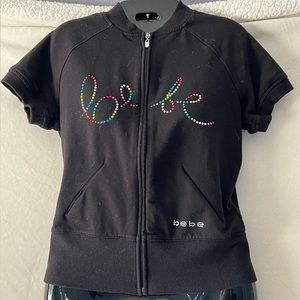 Bebe Y2k bling jacket